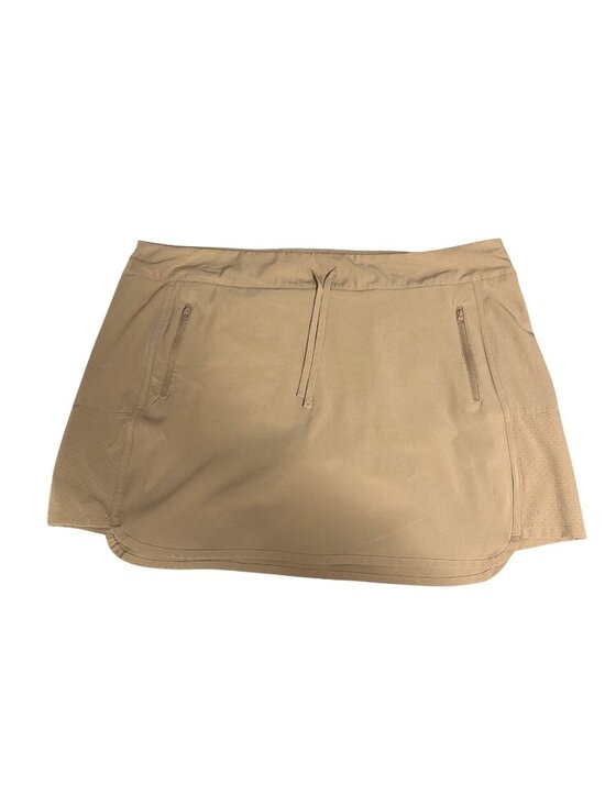Magellan Outdoors Pants - Magellan Outdoors Womens XXL Tan Skort With Built-In Shorts Water-Repellent